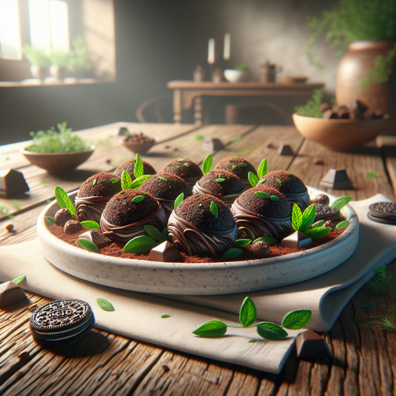 Keto Oreo Chocolade Truffels
