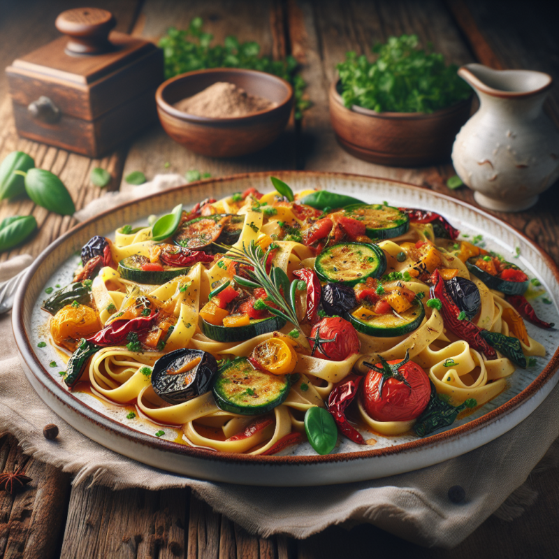 Keto Tagliatelle Ovenschotel met Ratatouille
