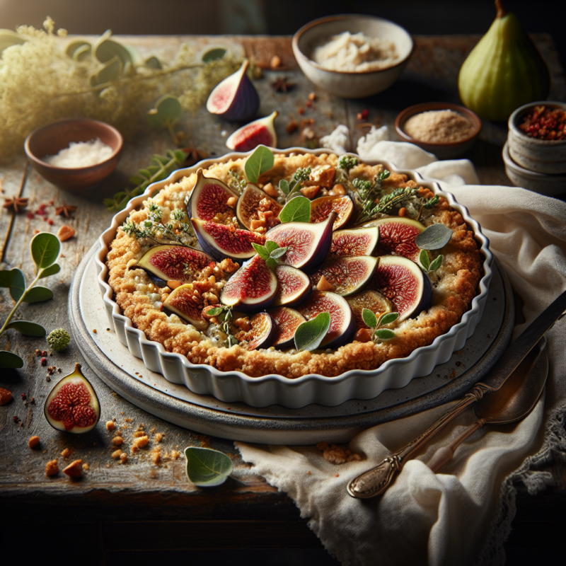 Keto Vijgen Crumble Taart Recept