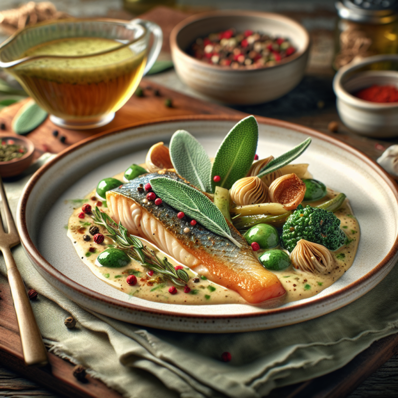 Keto Vis met Saliesaus: Een Smaakvolle Combinatie!