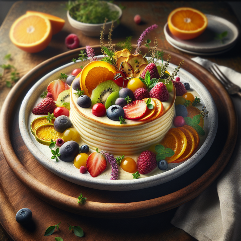 Keto Vlaflip met Vers Fruit