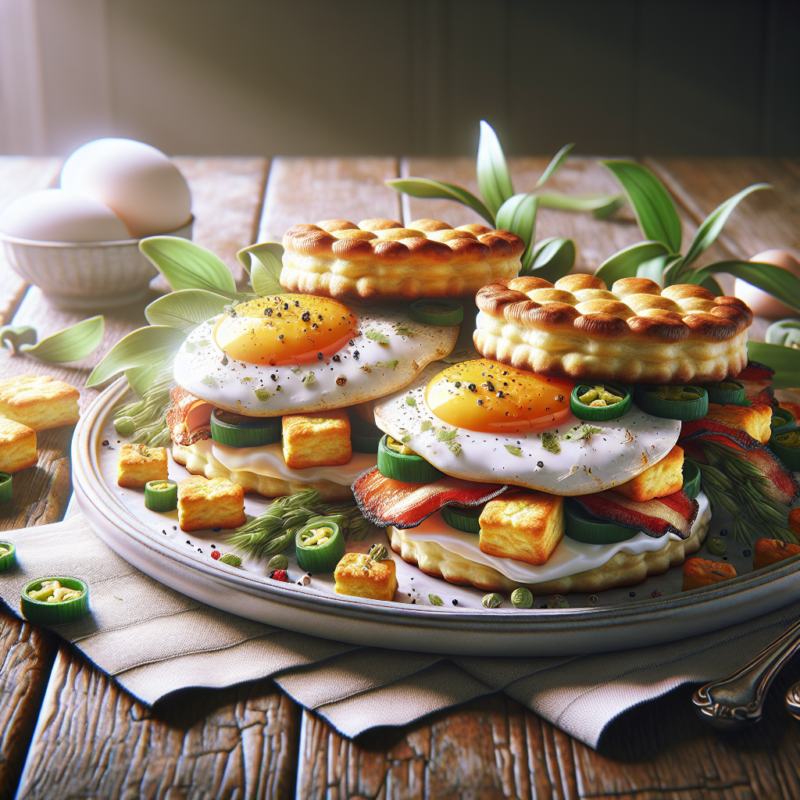 Vaderdag Keto Ontbijt: Eieren op Koekjes