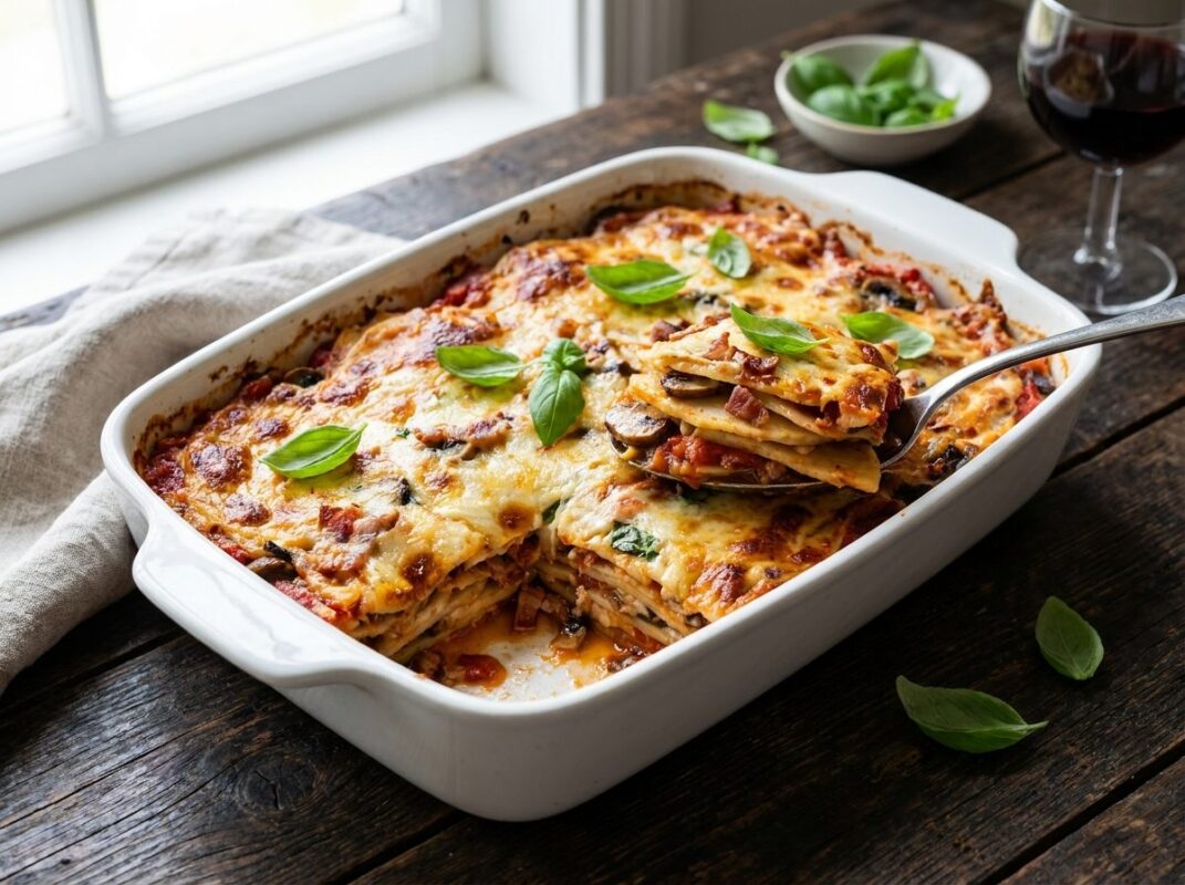 Keto Knolselderij-Casserole op Italiaanse Wijze
