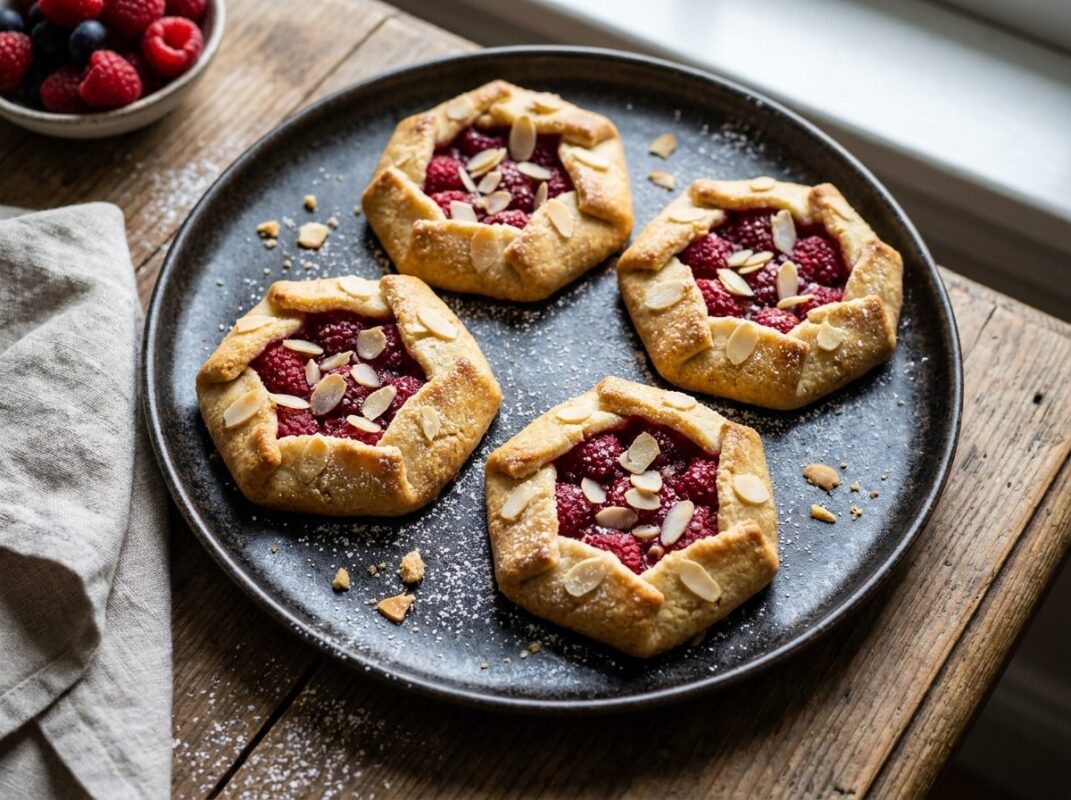 Keto Mini Galette met Frambozen