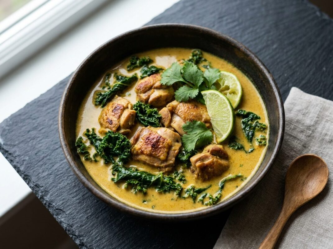 Kruidige Keto Boerenkool Curry met Kokos
