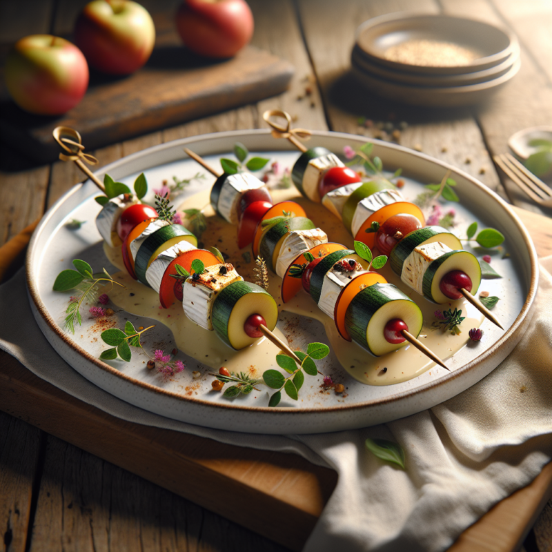 Keto Appel Brie Spiesjes