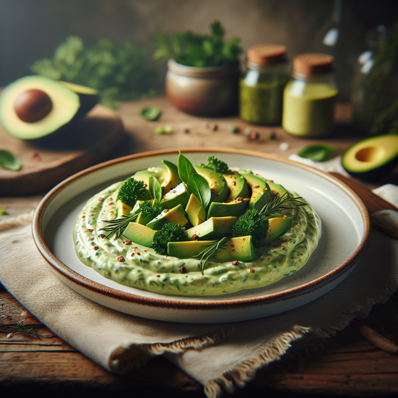Keto Avocado Dressing Recept
