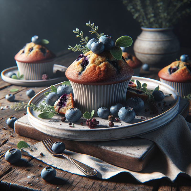 Keto Blauwe Bessen Muffins Recept