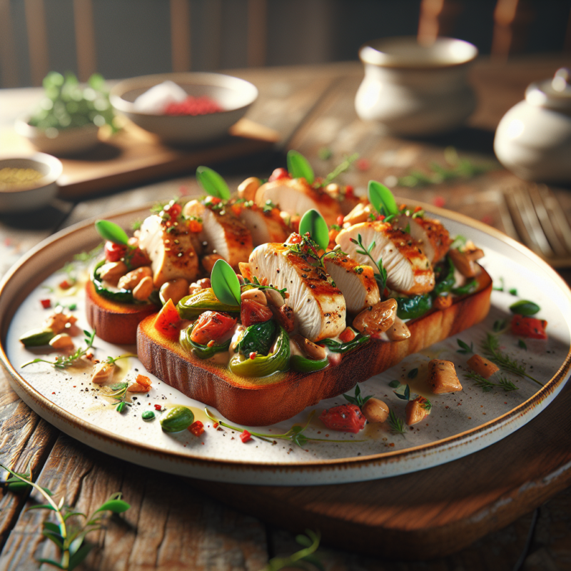 Keto Bruschetta met Kip