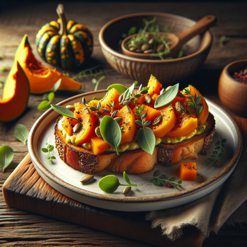 Keto Bruschetta met Pompoen