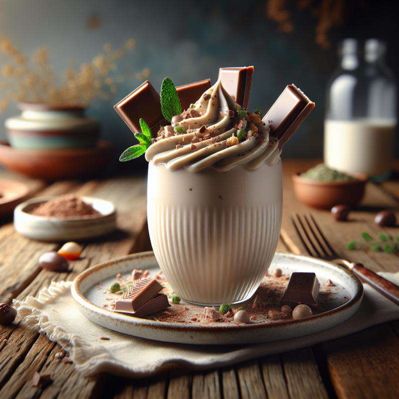 Keto KitKat Milkshake Recept