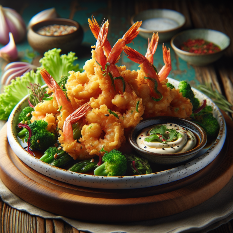 Keto Krokante Garnalen Met Dip