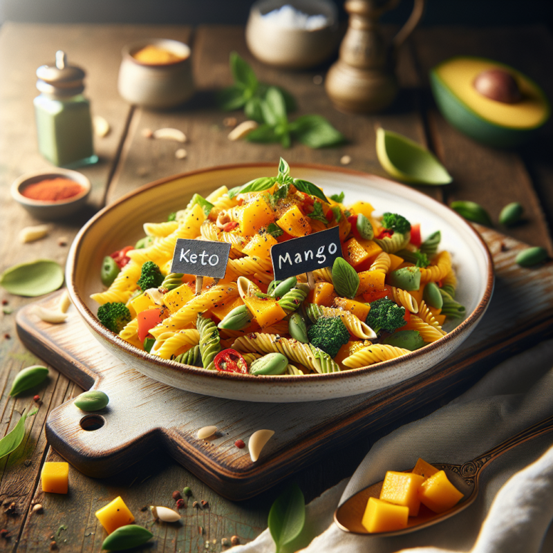 Keto Mango Pastasalade