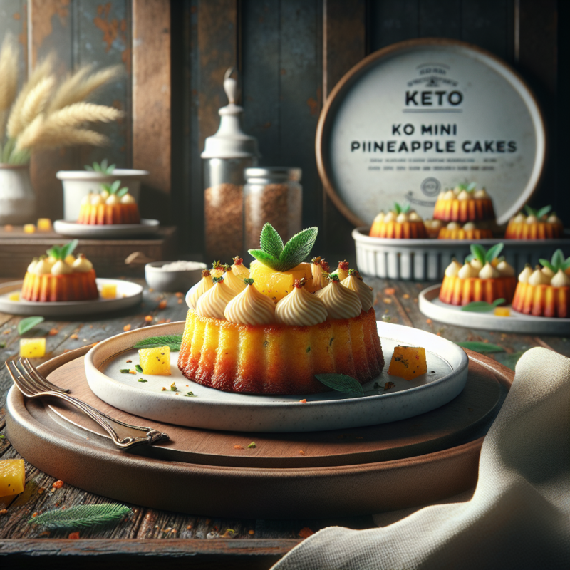 Keto Mini Ananas Cakejes
