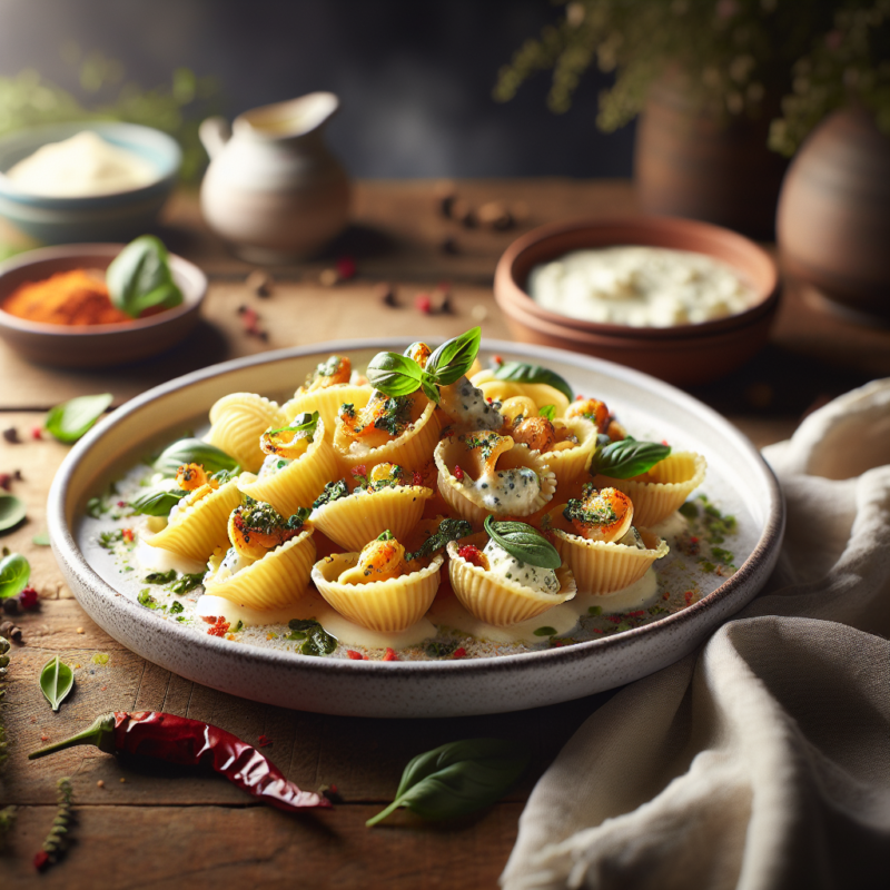 Keto Ricotta Pasta Schelpen