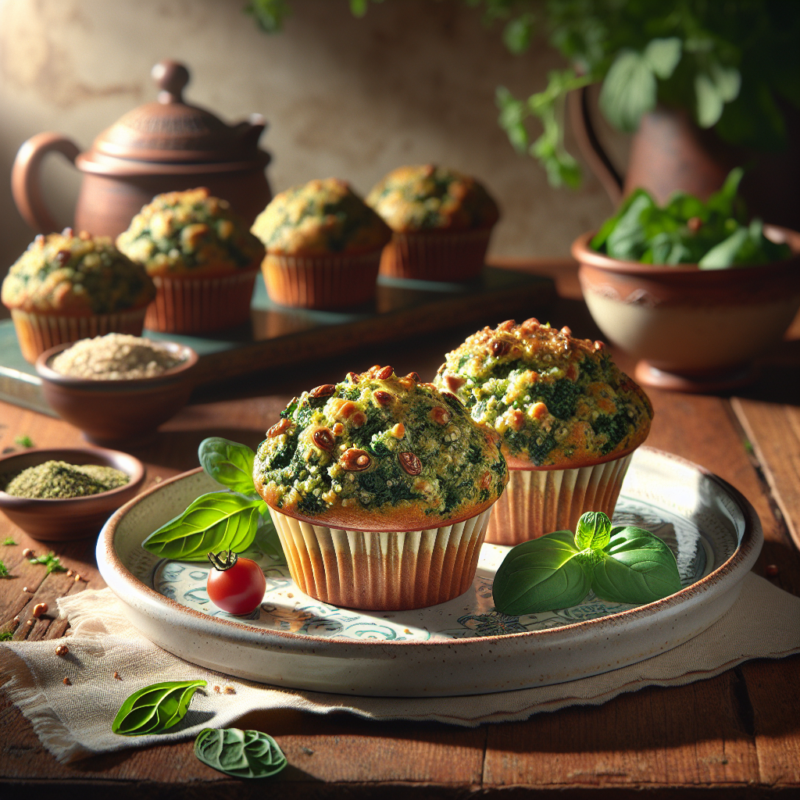 Keto Spinaziequinoa Muffins