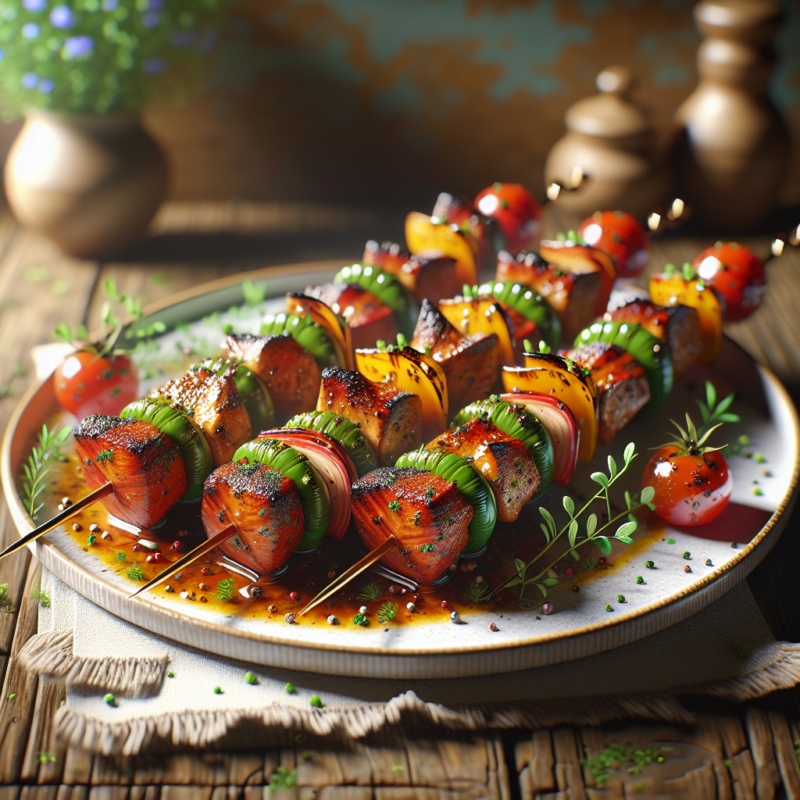 Keto Surf & Turf BBQ Spiesen