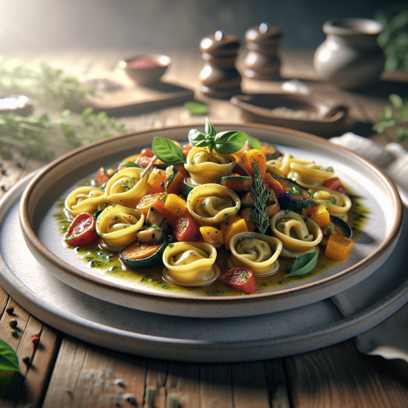 Keto Tortellini met Ratatouille