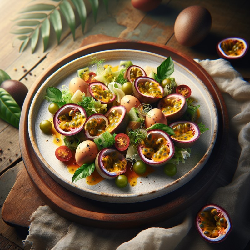 Keto Tropische Salade met Passievrucht