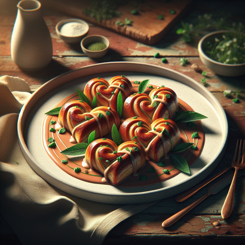 Snelle Koffiebroodjes in Hartvorm (Keto)