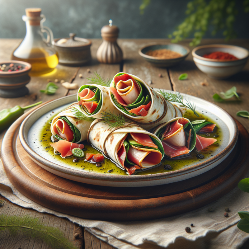 Spaanse Keto Vis Wraps met Serranoham