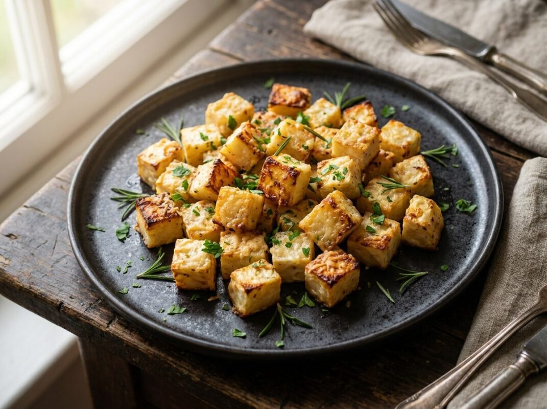 Kruidige Keto Knolselderijkraal uit de Oven