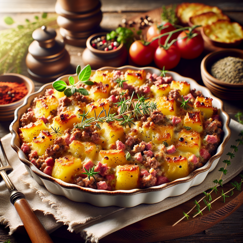 Keto Aardappelschotel met Gehakt: Een Heerlijke Low-Carb Maaltijd!