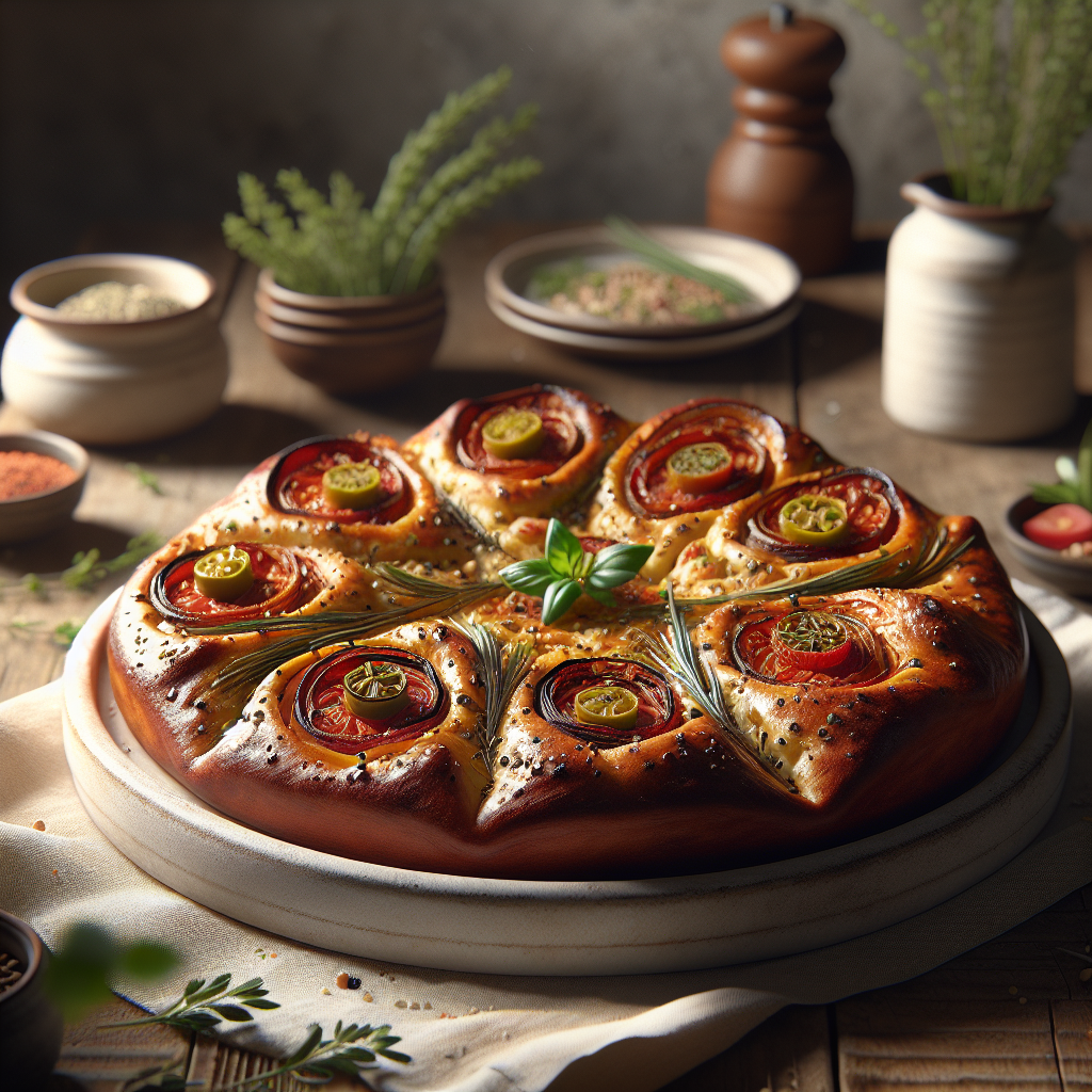 Keto BBQ Focaccia Recept