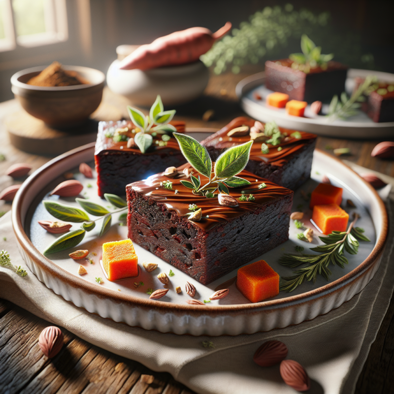 Keto Brownies met Zoete Aardappel