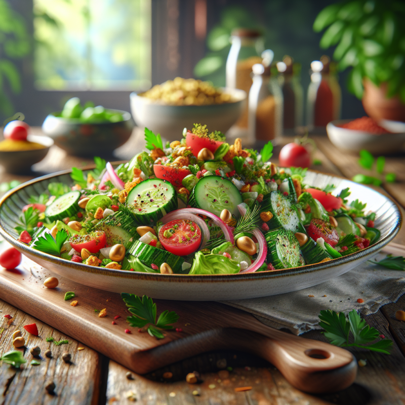Keto Fattoush Salade: Crunchy en Verfrissend!