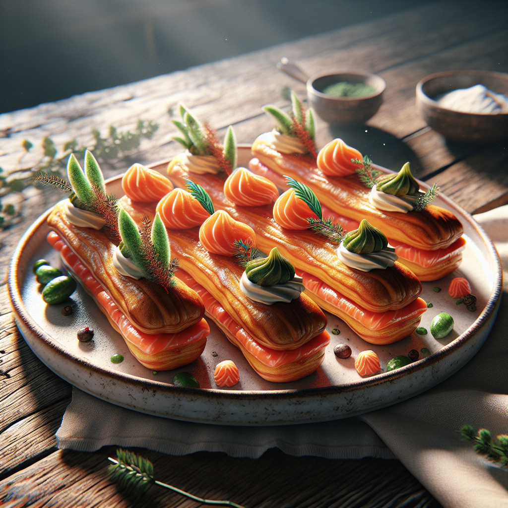 Keto Hartige Eclairs met Zalm