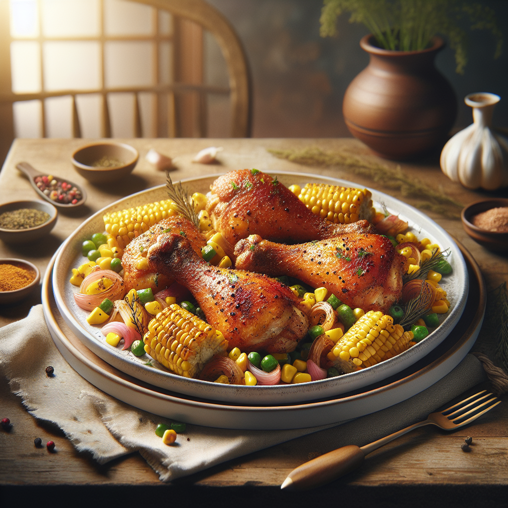 Keto Kipdrumsticks met Maïs uit de Oven