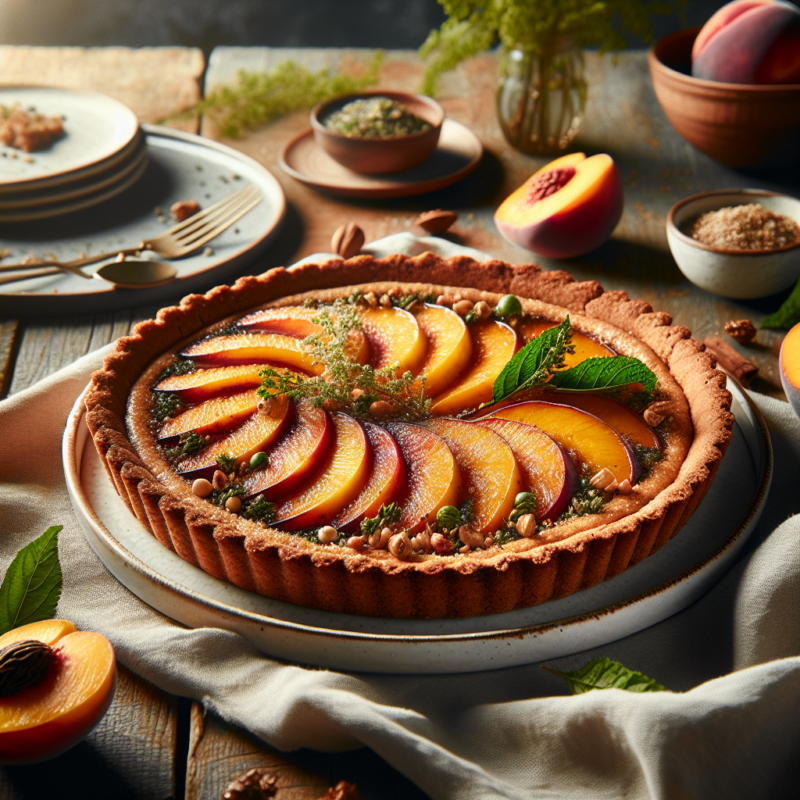 Keto Perzik Plaattaart Recipe