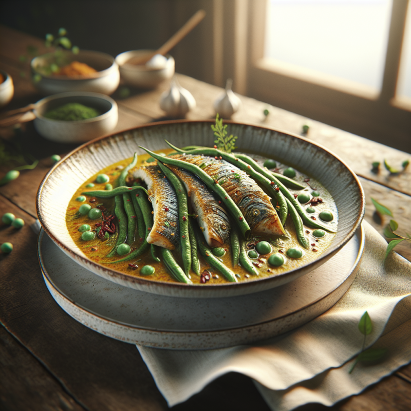 Keto Sperziebonen Curry met Vis