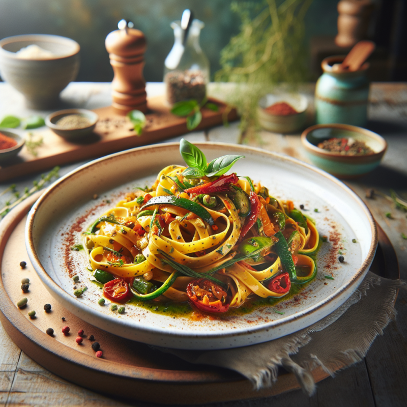 Keto Tagliatelle met Groentensaus