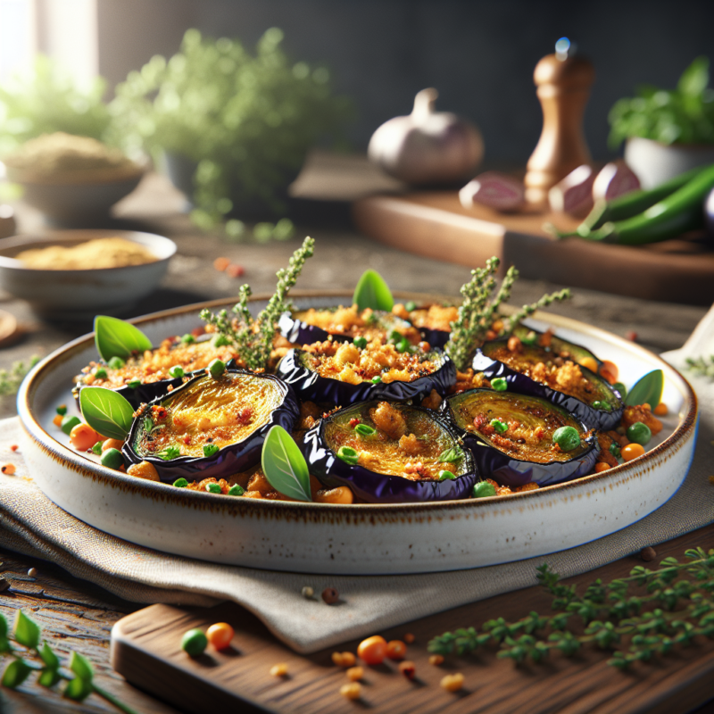 Krokante Aubergine Snacks voor de Keto Lijn