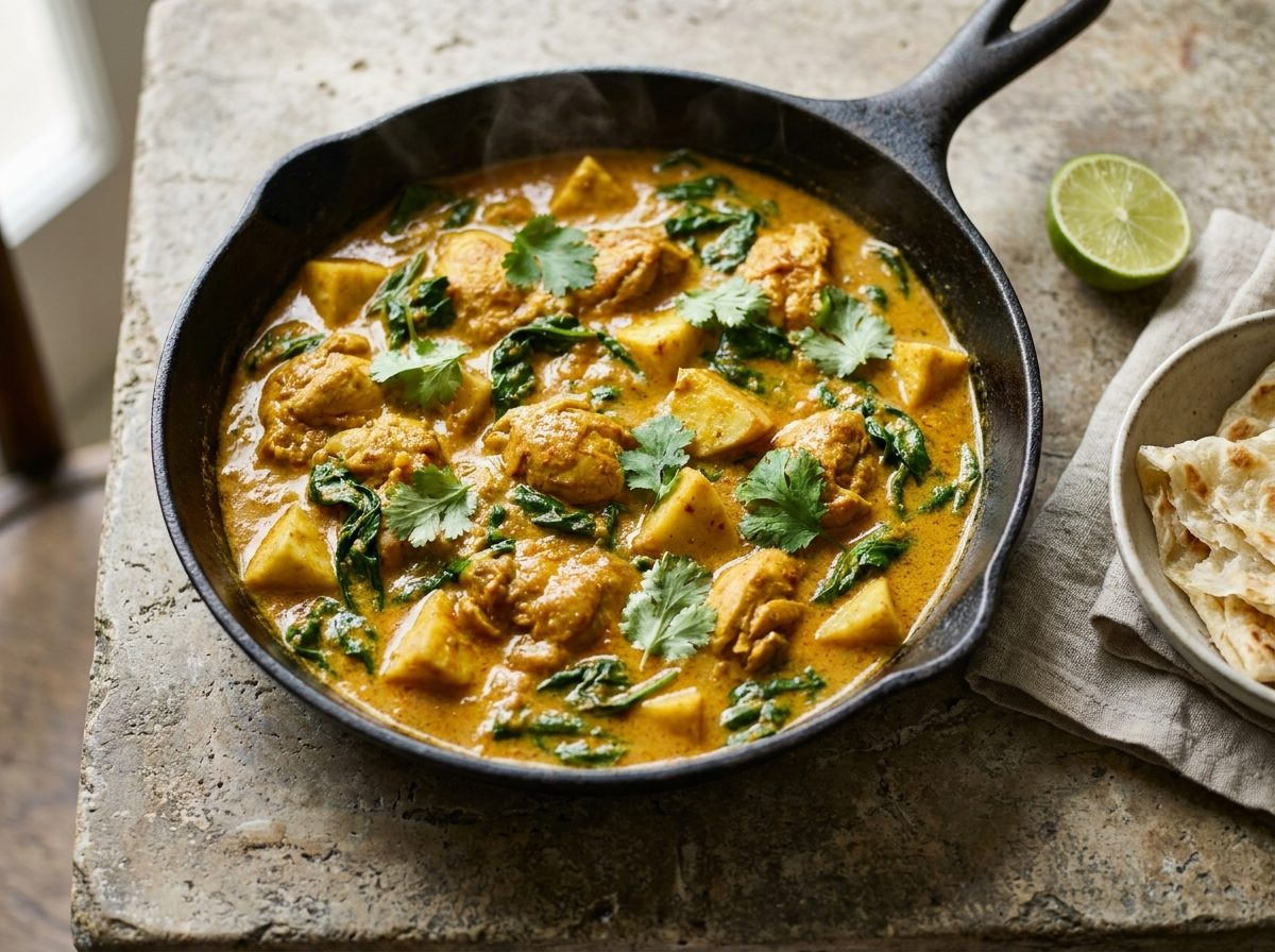 Keto Kipcurry met Knolselderij