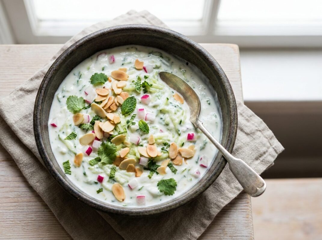 Keto Raita met Komkommer en Radijs