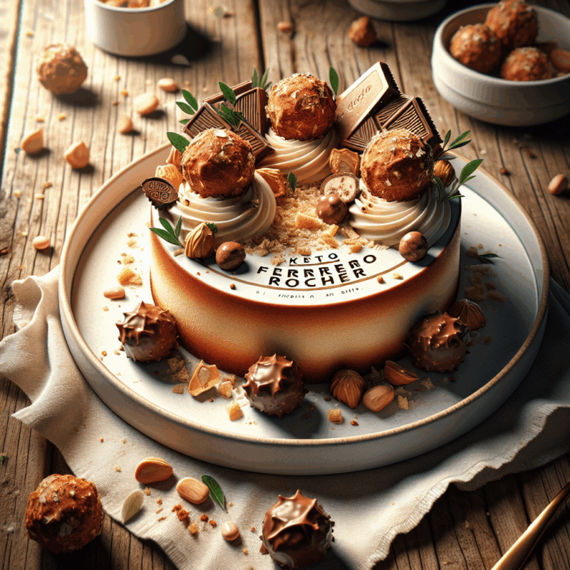 Keto Ferrero Rocher Taart: Een Hemelse Verwennerij!