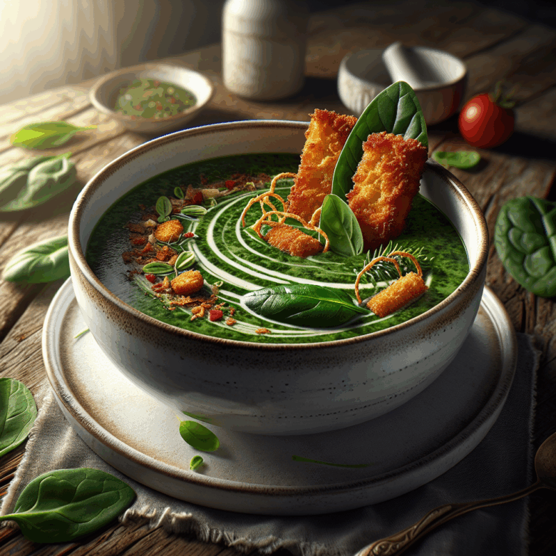 Keto Spinaziesoep met Krokante Croute