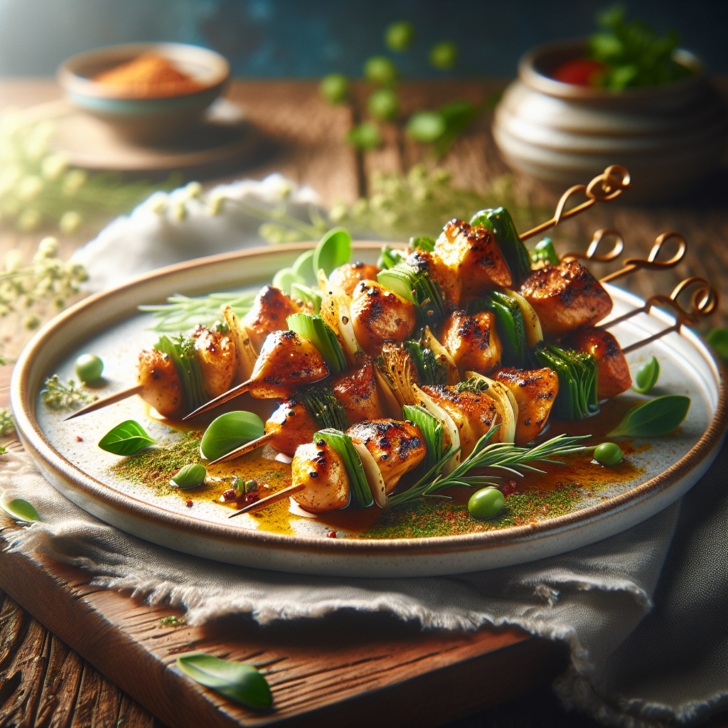 Keto Kip Hawaï Spiesjes