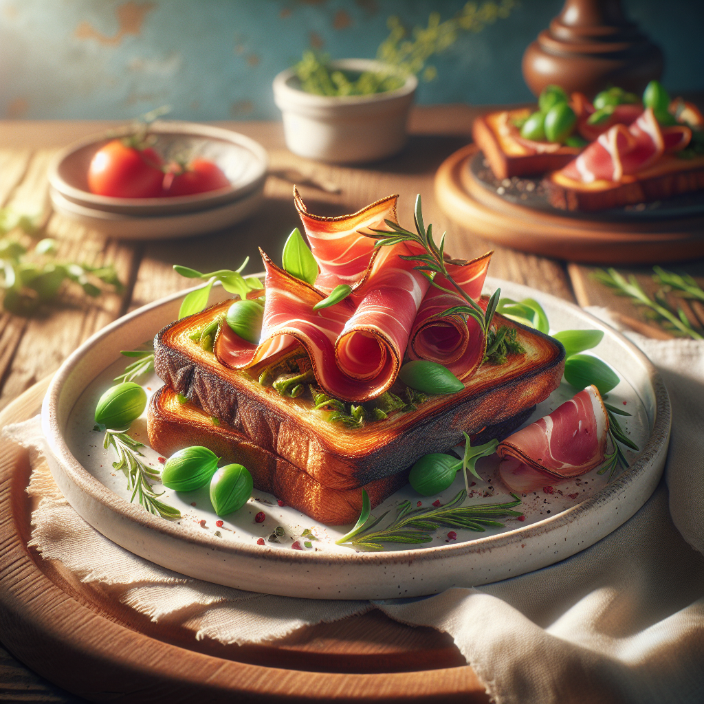 Keto Toastjes met Serranoham