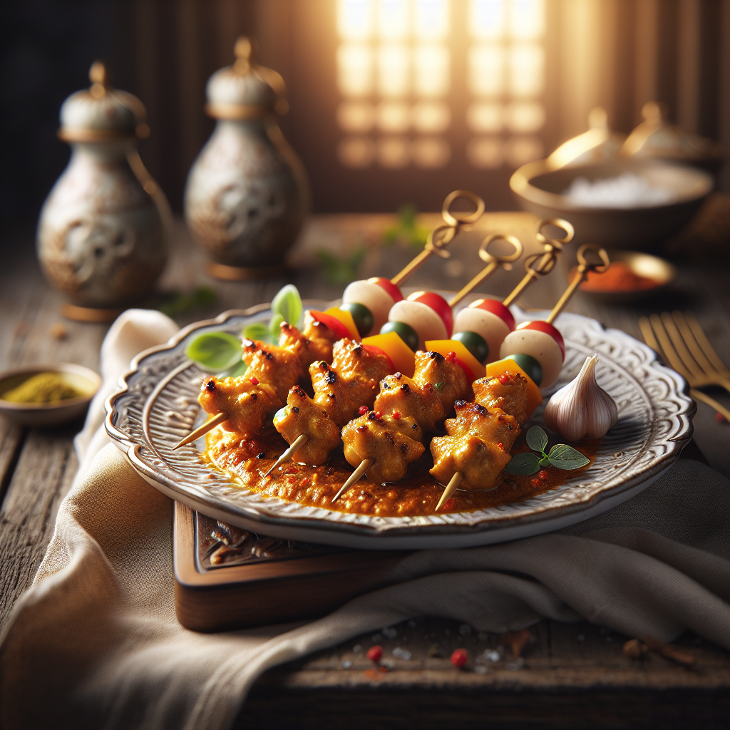 Keto Mini Kipsaté Spiesjes