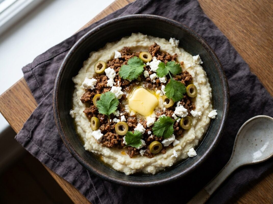 Keto Marokkaanse Bloemkoolstamppot met Gehakt